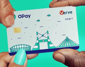 An image of Opay direct debit card