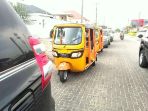 An image of an indrive tricycle
