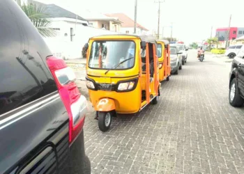 An image of an indrive tricycle