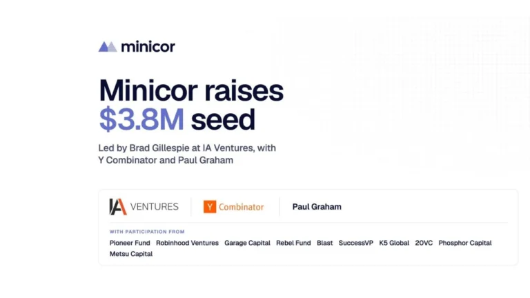 Minicor Raises $3.8 Million