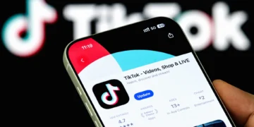 An image of Tiktok app