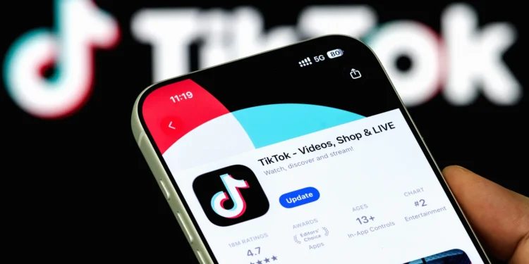 An image of Tiktok app